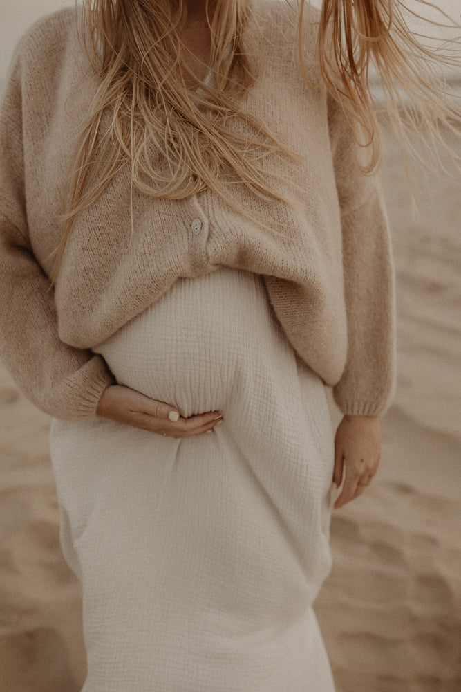 Jurk Jet Mousseline beige