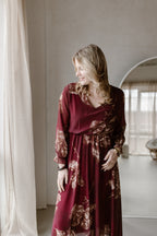 Dress model Suze Bordeaux/Floral