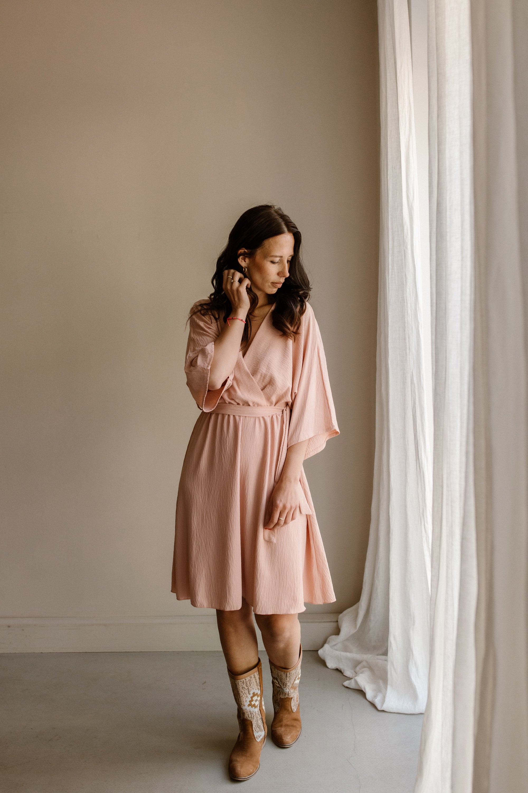 Dress Noortje soft pink