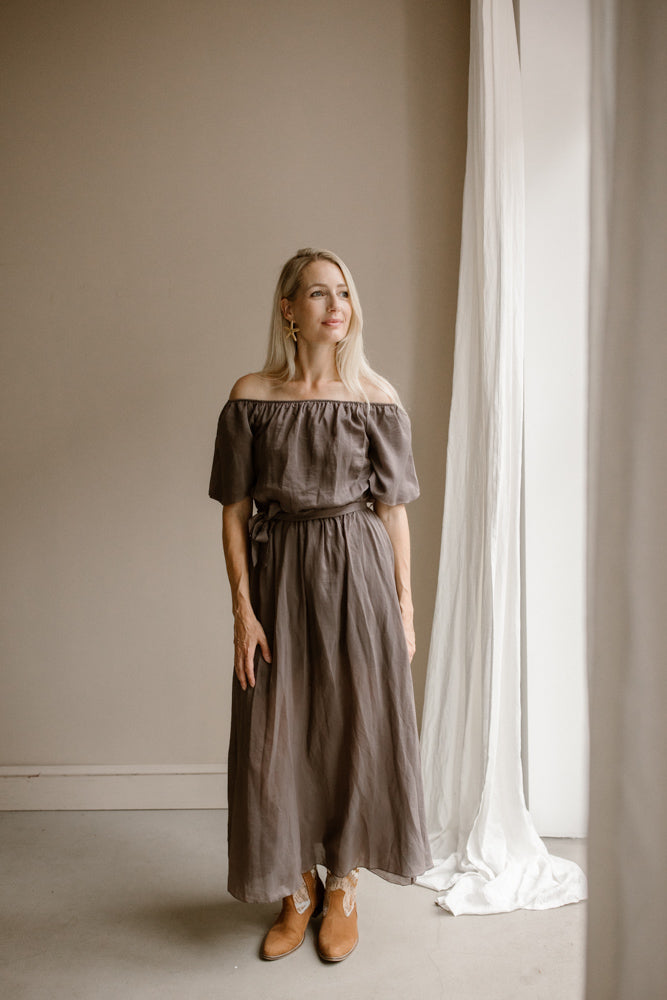 Jurk Elin Chocolade Bruin