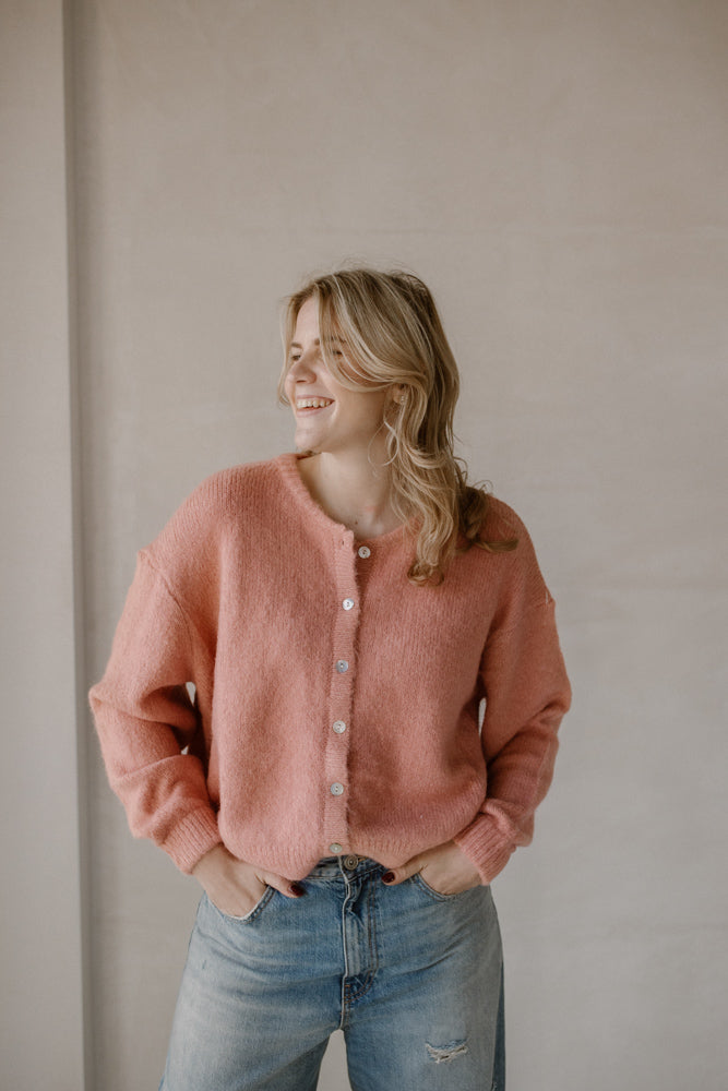 Cardigan Moos Crème