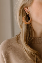Peach earring