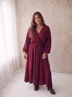 Jurk Lola - Burgundy