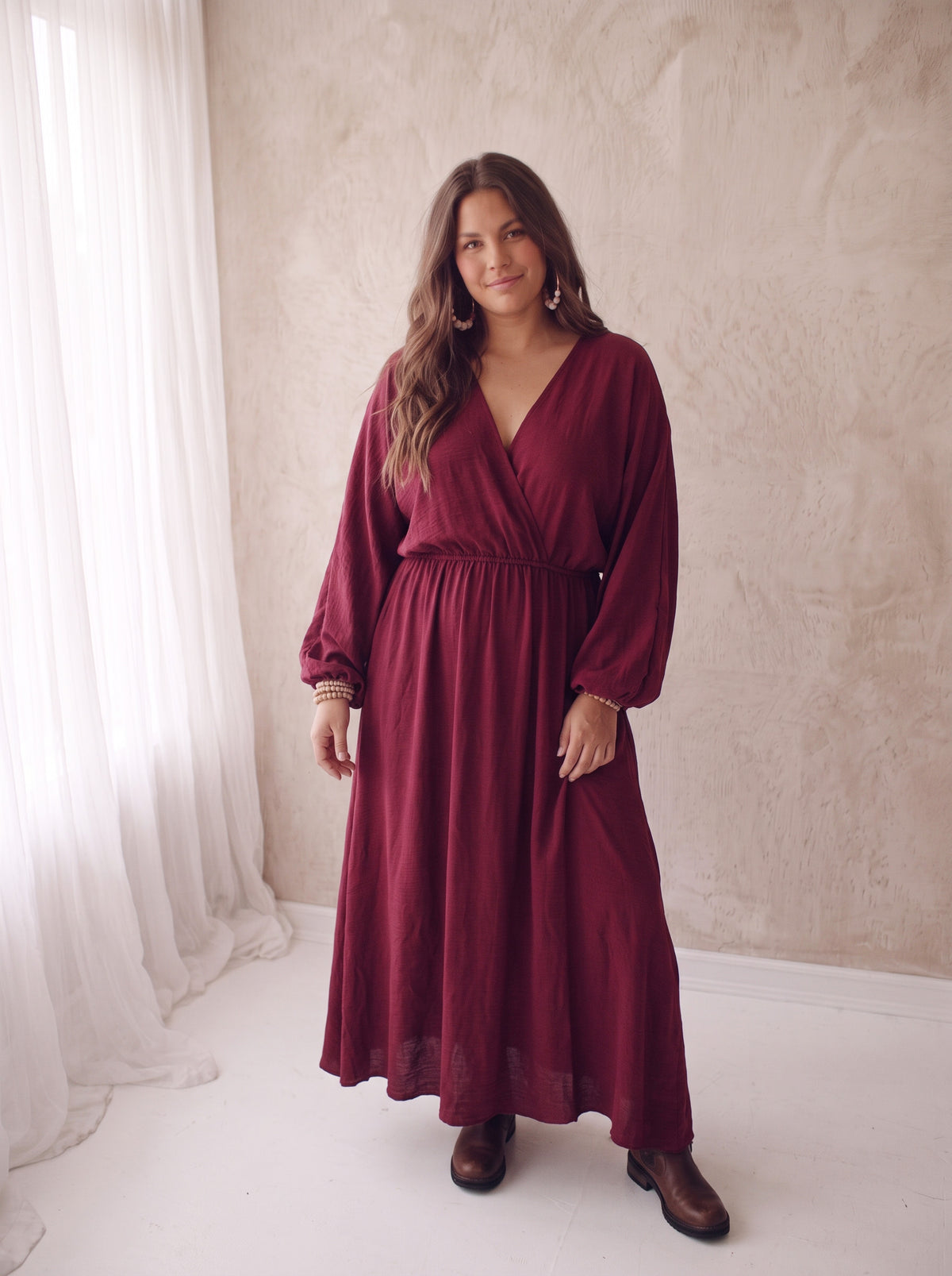 Jurk Lola - Burgundy