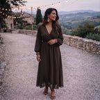 Kleid Lola Party - Braun