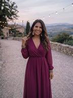 Lola party dress - Cyclamen