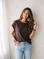 T-shirt Rosa - Brown
