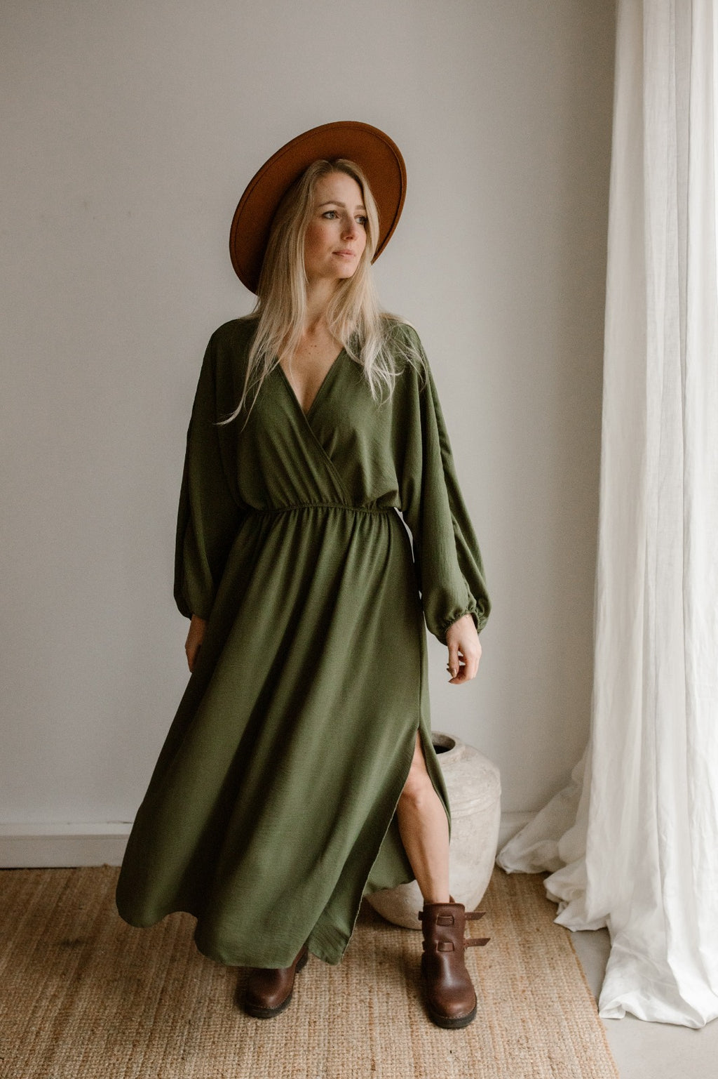 Jurk Lola Leger Groen