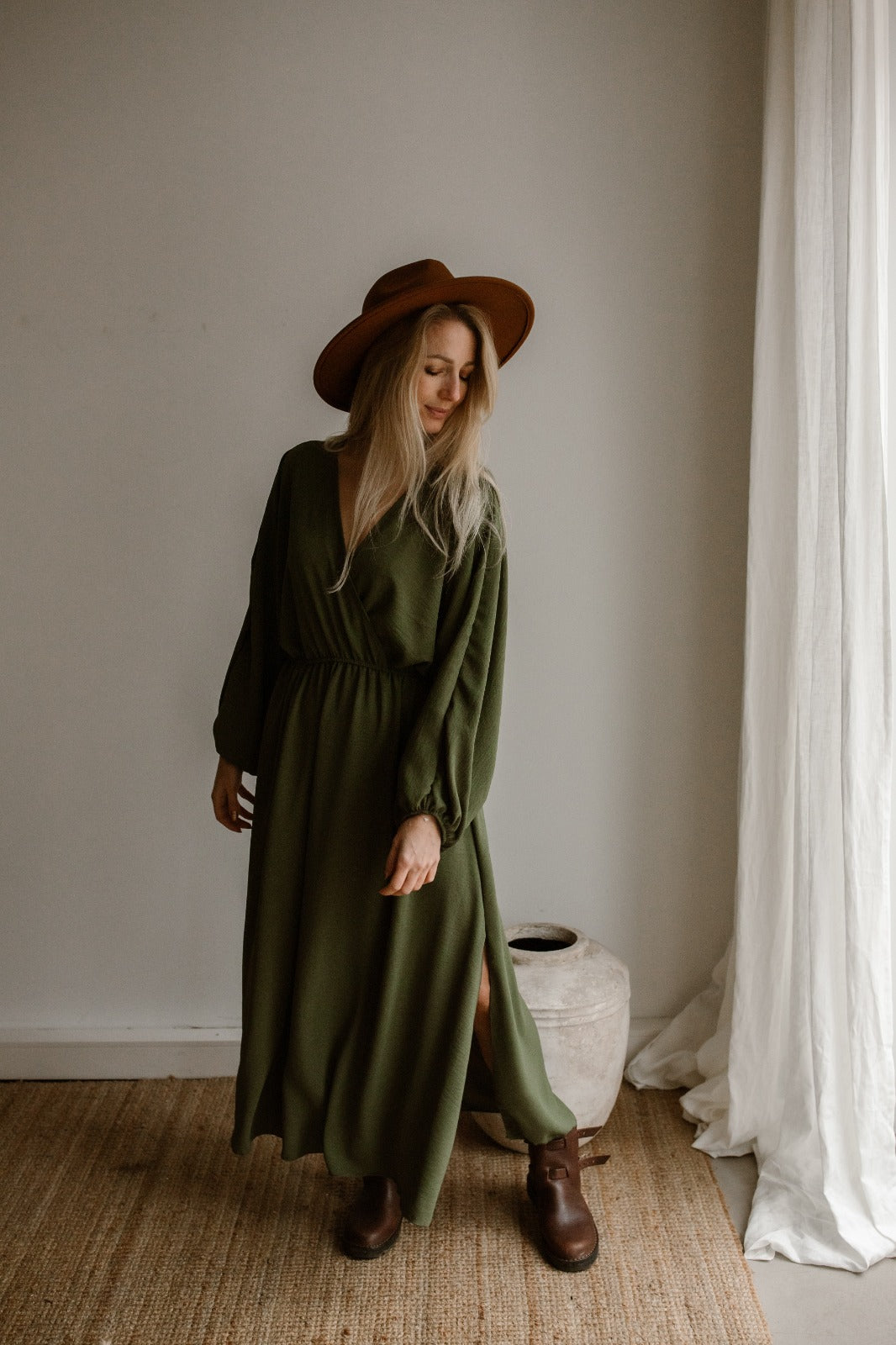 Jurk Lola Leger Groen