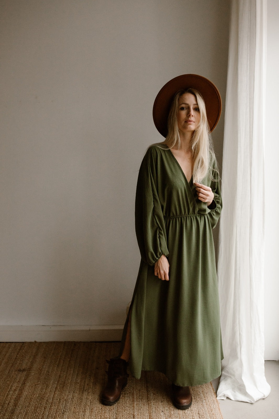Jurk Lola Leger Groen