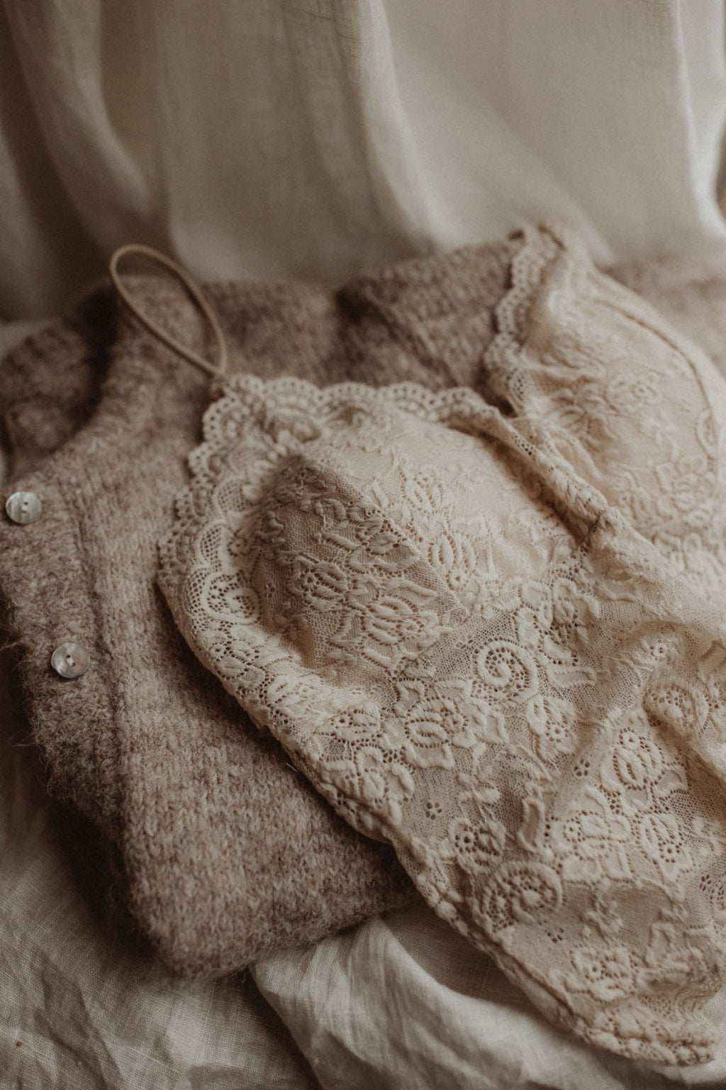Vest Moos Licht Camel