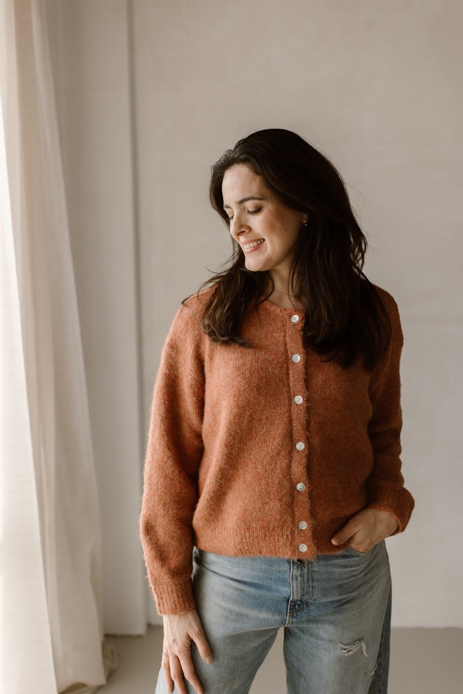 Cardigan Moos Crème