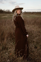 Kimono Ava Donker Bruin