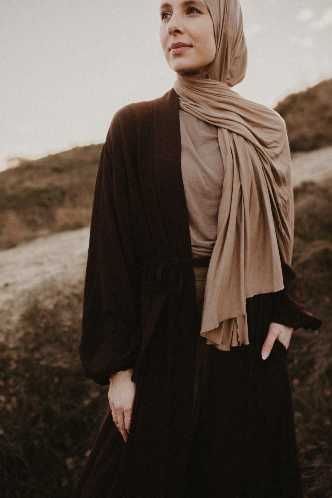 Kimono Ava Donker Bruin